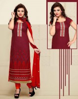 Red Dark Salwar Suit